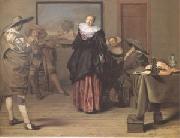 The Dancing Lesson (mk05)  Lambert  Jacobsz